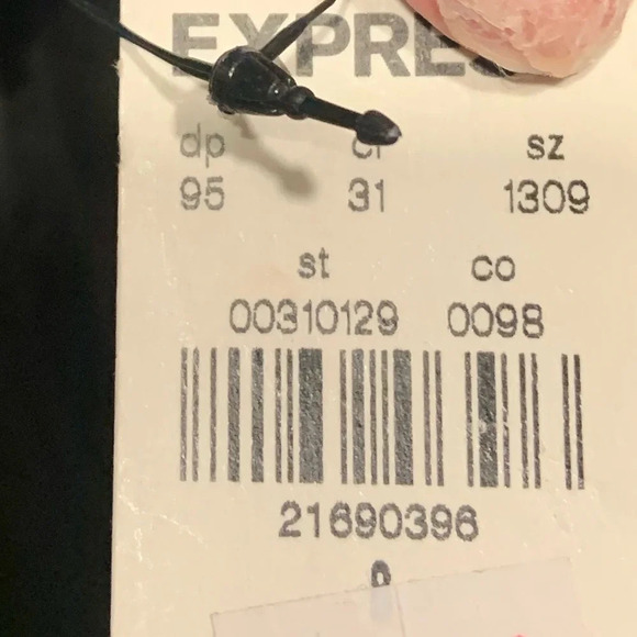 Express bedazzled black Strappy ankle suede heels Nwt $90 fall evening formal - Picture 5 of 6